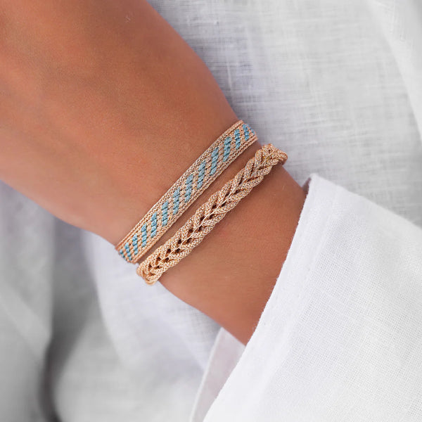 Izy n°2 060 Bracelet Peach Sky Blue