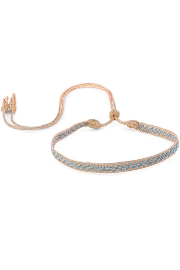 Izy n°2 345 Choker Peach Sky Blue