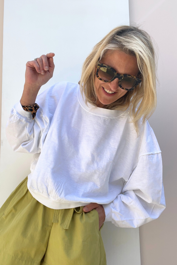Laweville LAW03A Sweater White