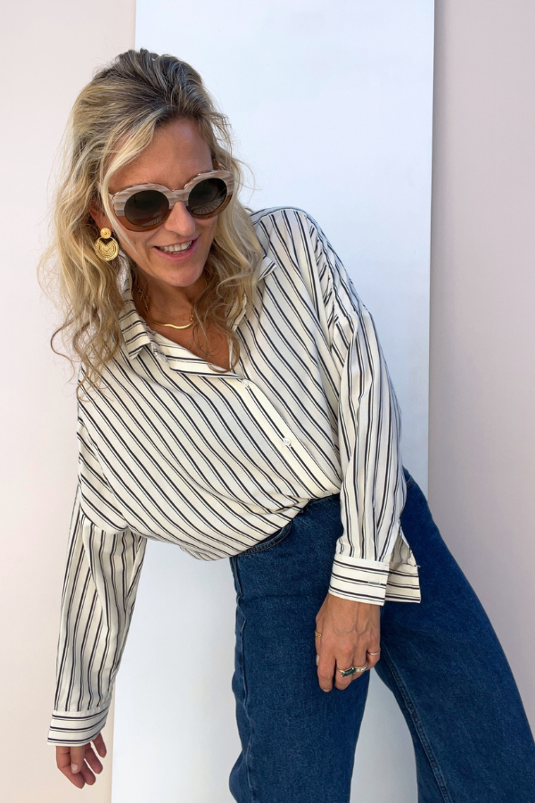 Lettre Blouse Marine