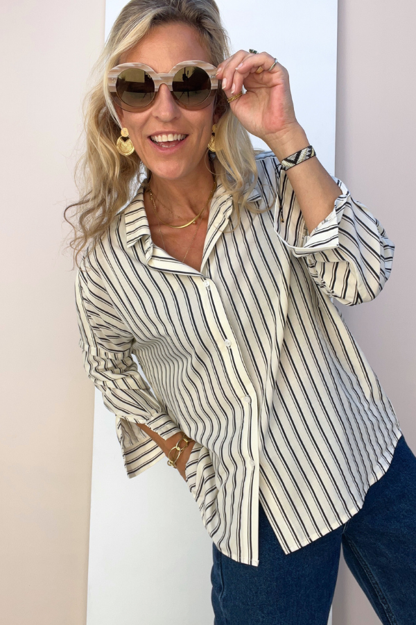 Lettre Blouse Marine