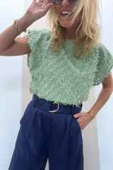 Light S25C07152 Blouse Vert d'eau