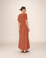 Pollen Dress Terracotta