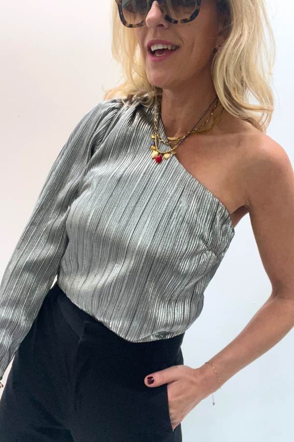 Luna H24C07284 Blouse Silver