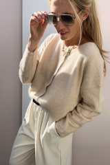 Maili SWT1573 Cardigan Ecru