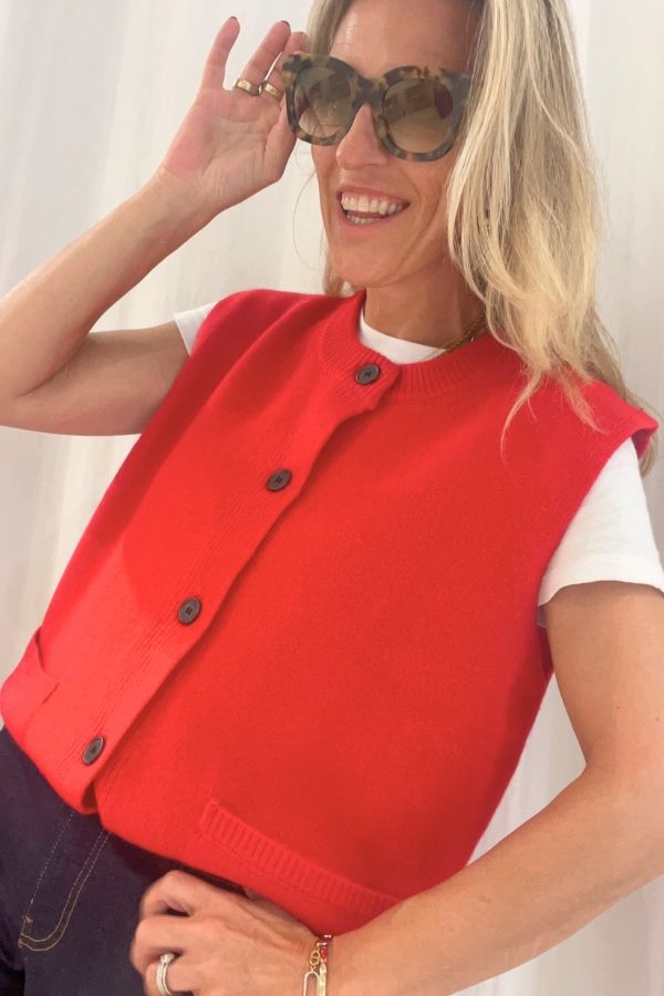 Matt SWT1972 Cardigan Red