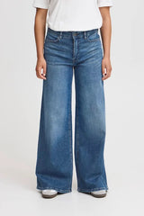 20119022 Twiggy Wide Jeans Dark Blue