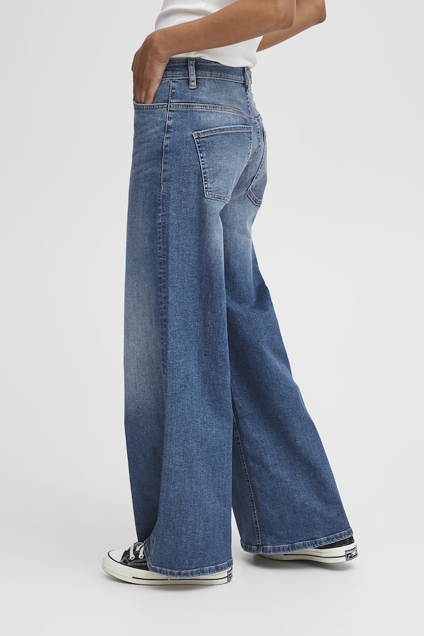 20119022 Twiggy Wide Jeans Dark Blue