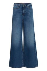 20119022 Twiggy Wide Jeans Dark Blue