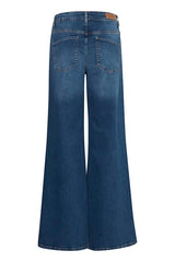 20119022 Twiggy Wide Jeans Dark Blue