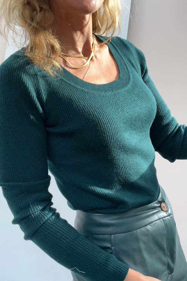 Milly 68327 Pull Dark Green