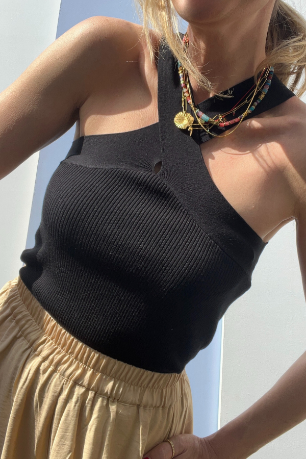 Musical Top Black