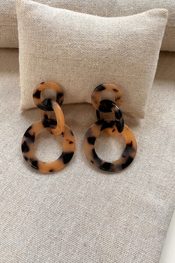 Nadja Earrings Brown