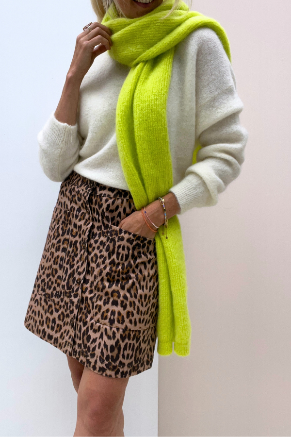 Nannie SK347 Skirt Leopard