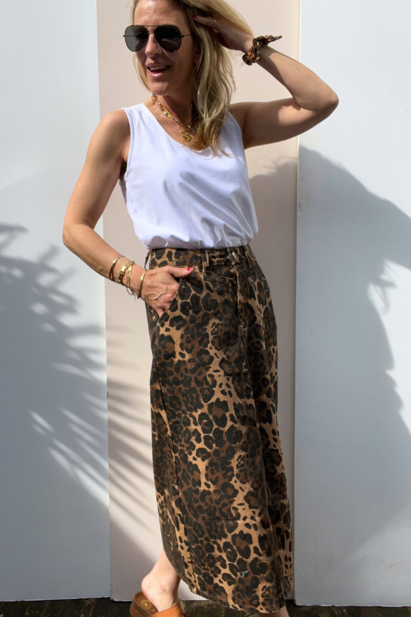 Nassia 1F12613 Skirt Leopard