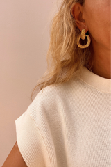 Notan Earrings Gold