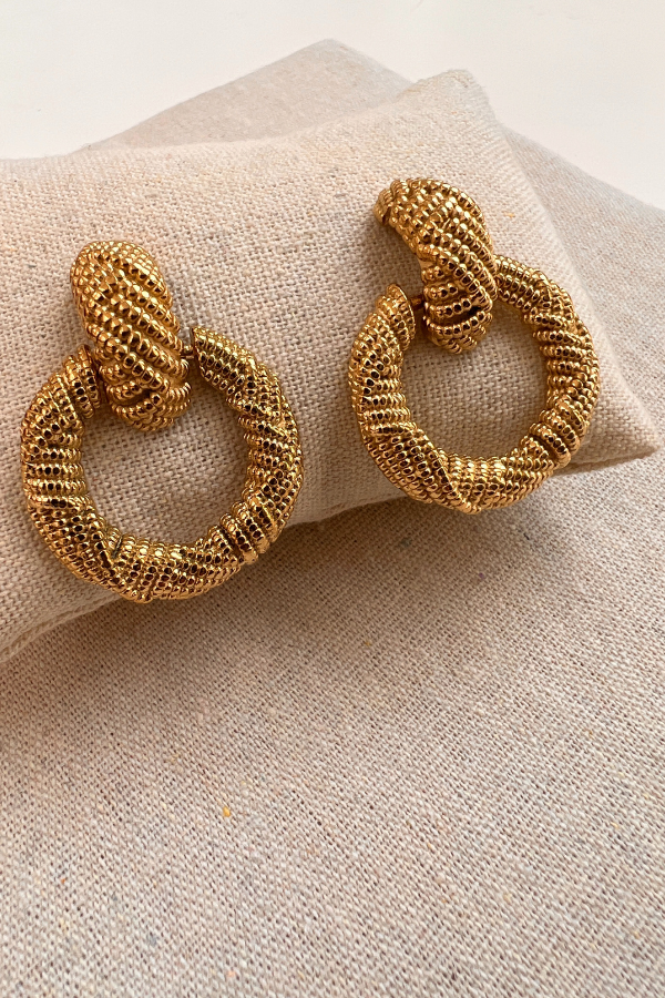 Notan Earrings Gold