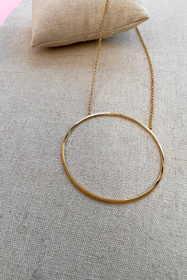 Omeria ROUND Necklace Gold