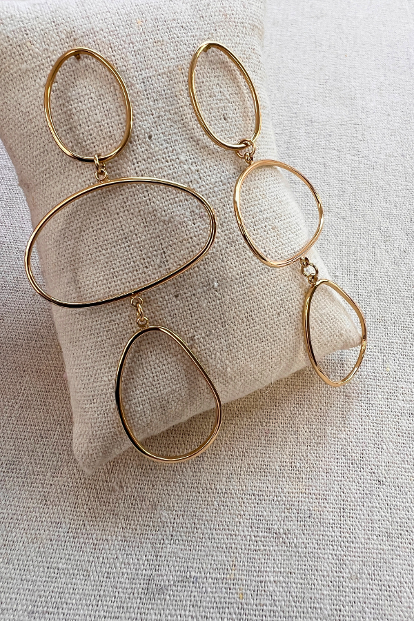 Ona Earrings Gold