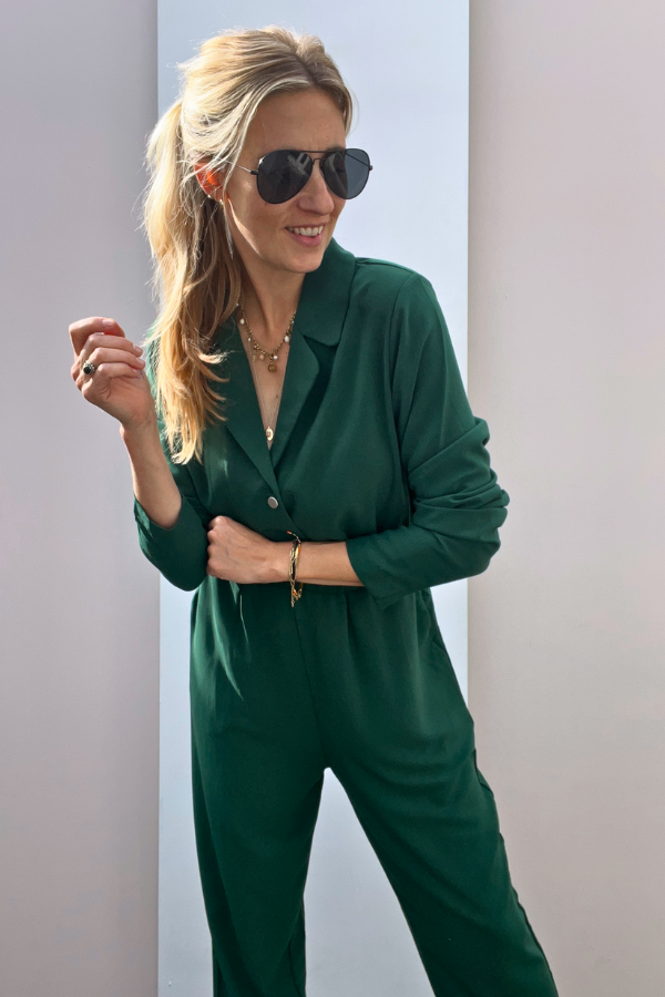 Onyx 23AH074 Jumpsuit Vert Sapin