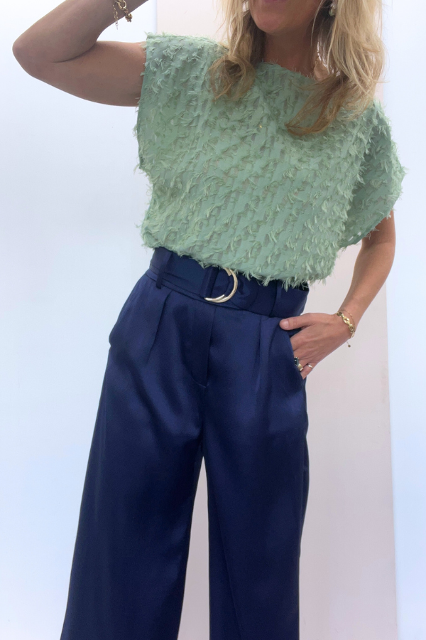 Jicky S25C04285 Trousers Bleu Nuit