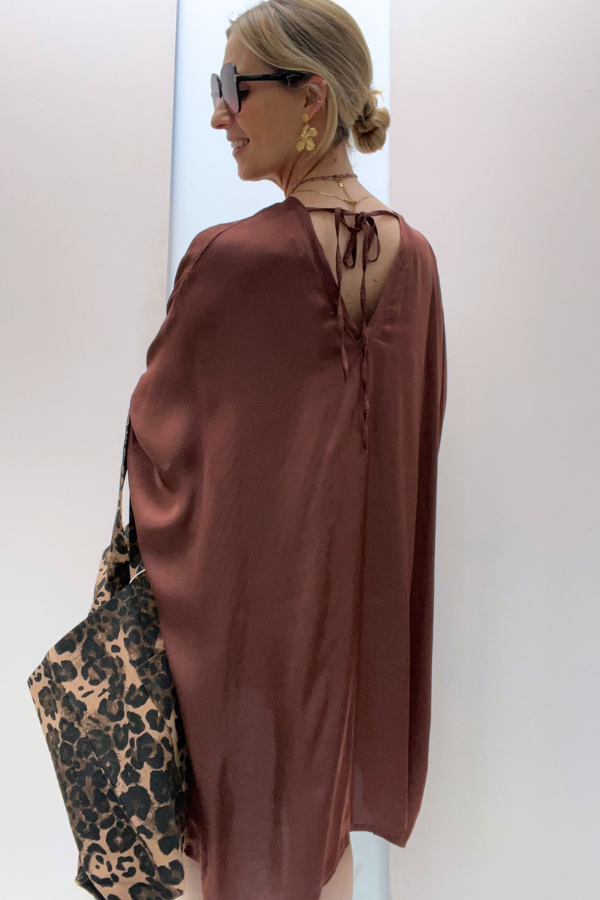 Poppy 1FI2429 Dress Chocolat