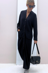 Rafee 30108621 Long Cardigan Black