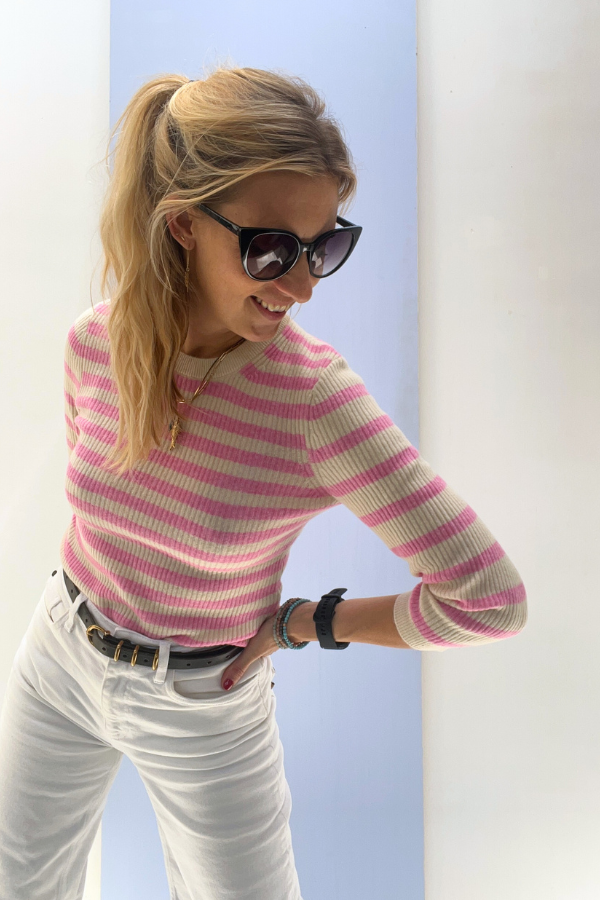 Raxow RAX18D Pull Naturel Rayé
