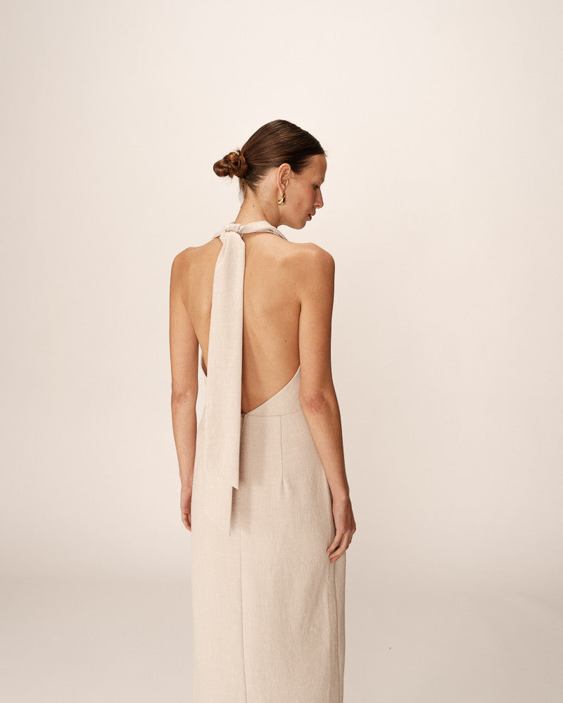Perla Dress Beige