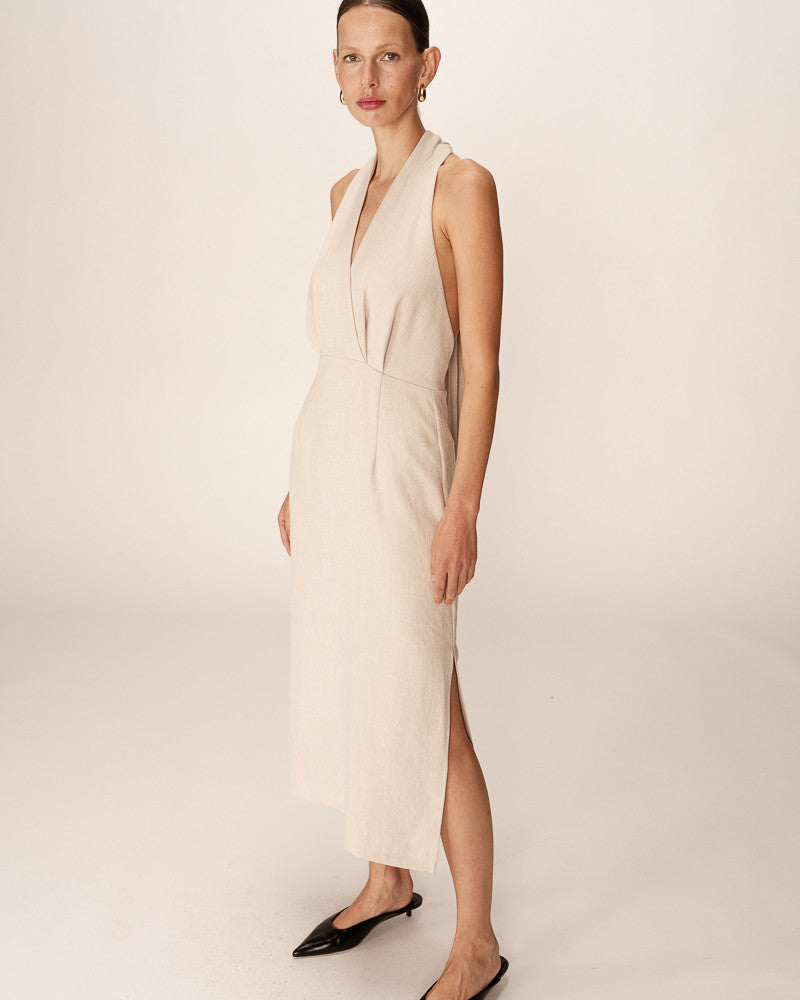 Perla Dress Beige