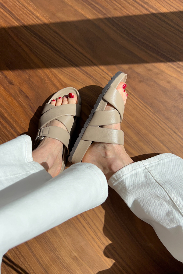 SB1416 Sandals Taupe