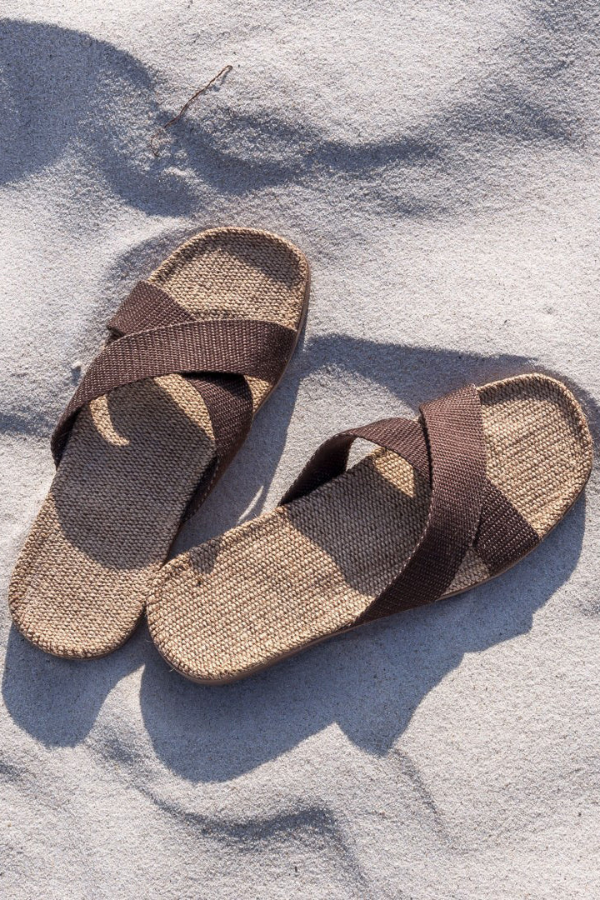 Unisex Sandals Brown Coffee