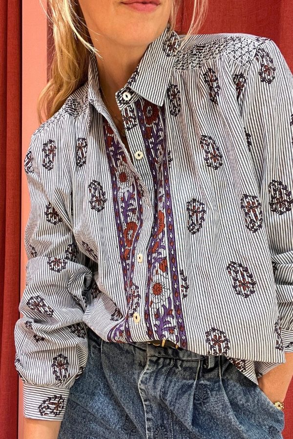 Sophie Blouse Purple