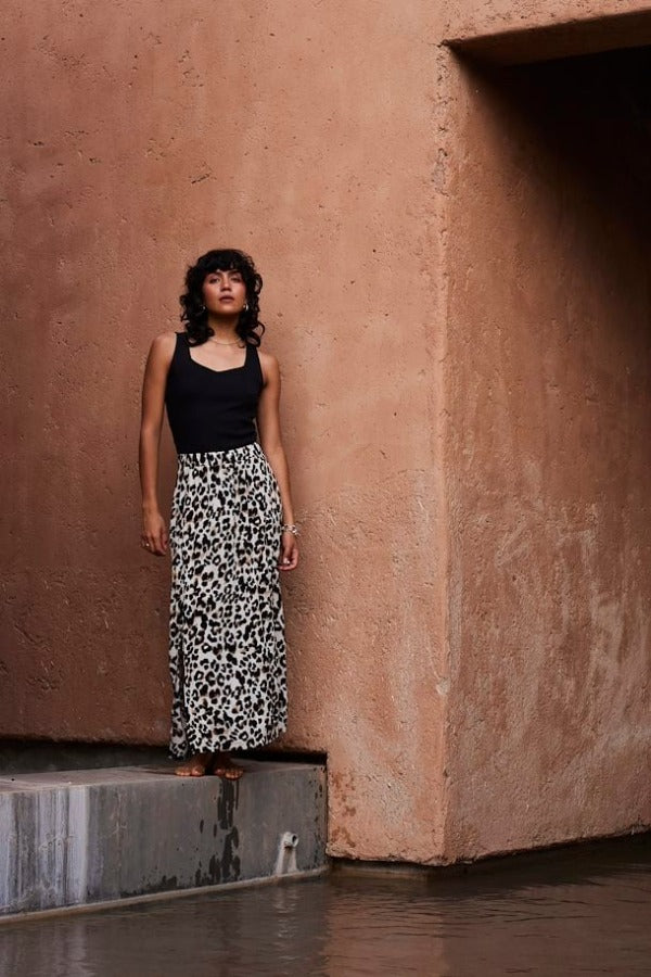 20120868 Marrakech Skirt Tannin Leo