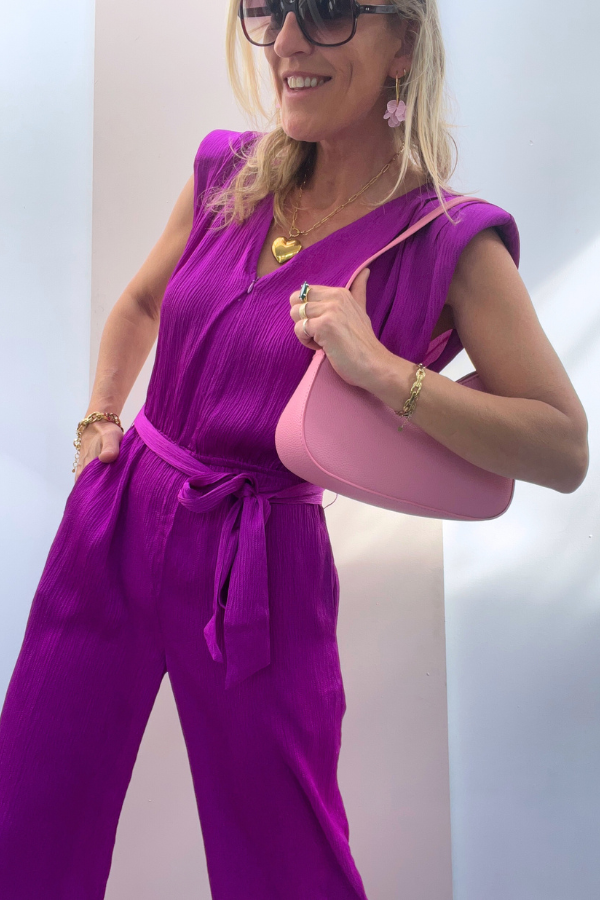 Taylor S25C15311 Jumpsuit Violet