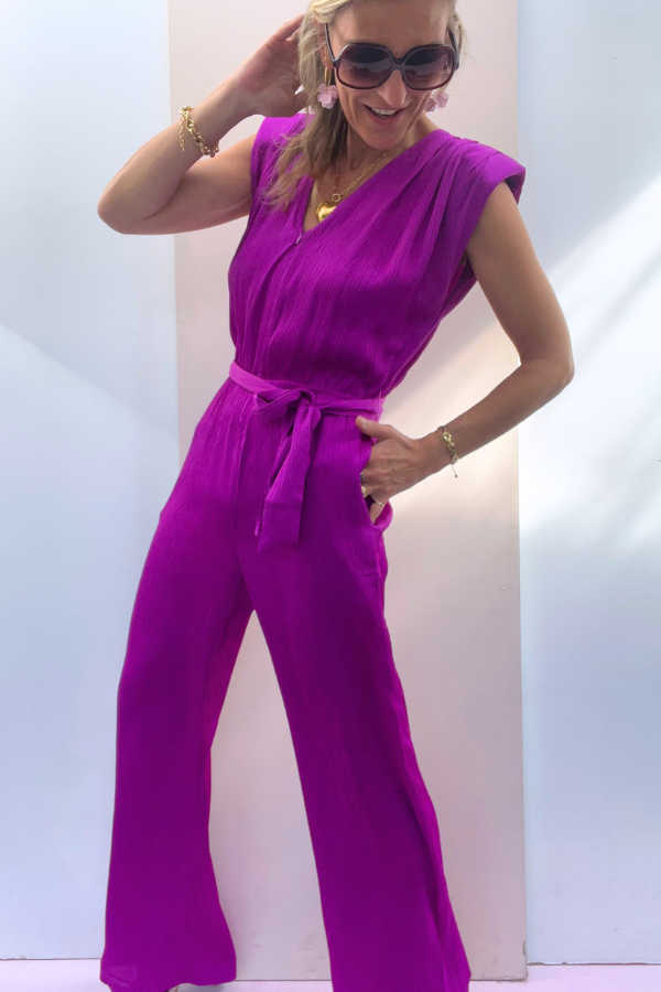 Taylor S25C15311 Jumpsuit Violet
