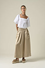 Carmina TW1782 Top Blanc