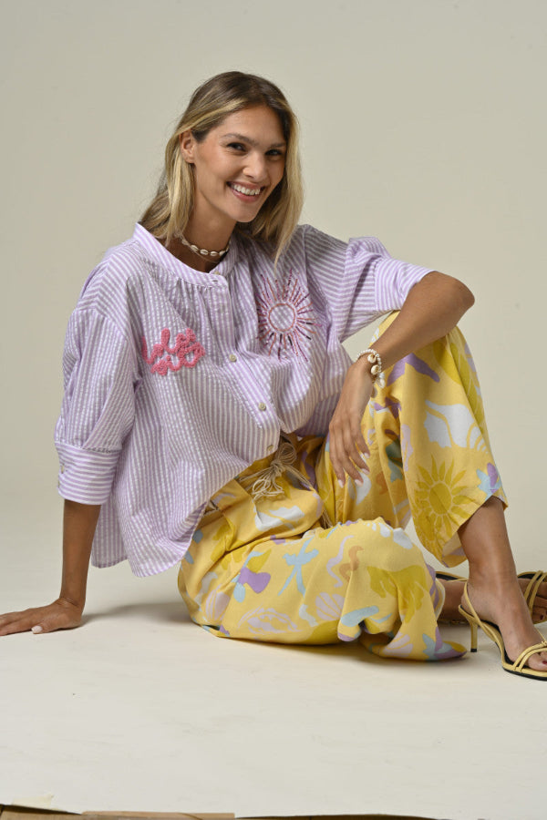 Simone TW1773 Blouse Lilas