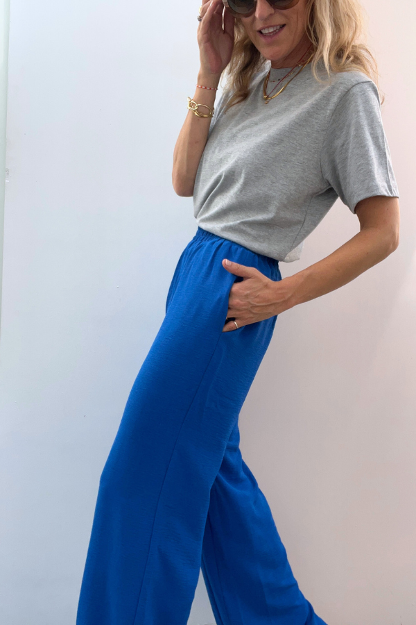 Visurashil 14088696 Trousers Lapis Blue