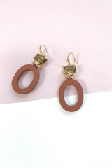 Blom Earrings Brown