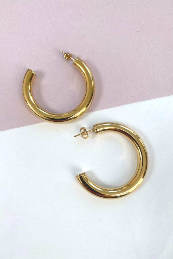 Mimas Earrings Gold