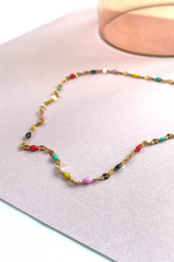 Mollie Necklace Gold/Multi