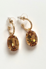 Cornelia Earrings Brown