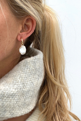 Cornelia Earrings White