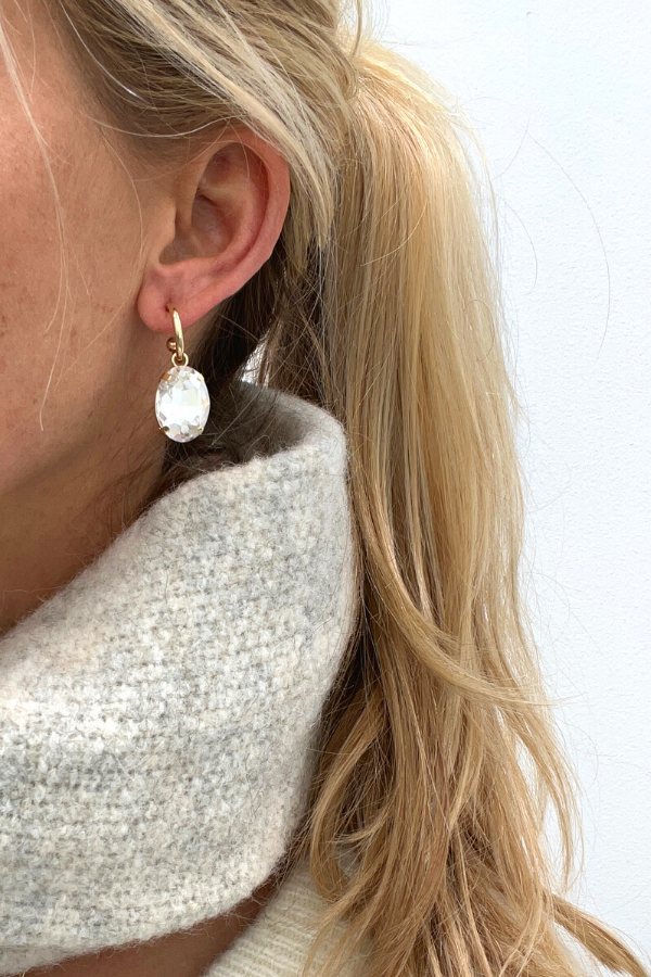 Cornelia Earrings White