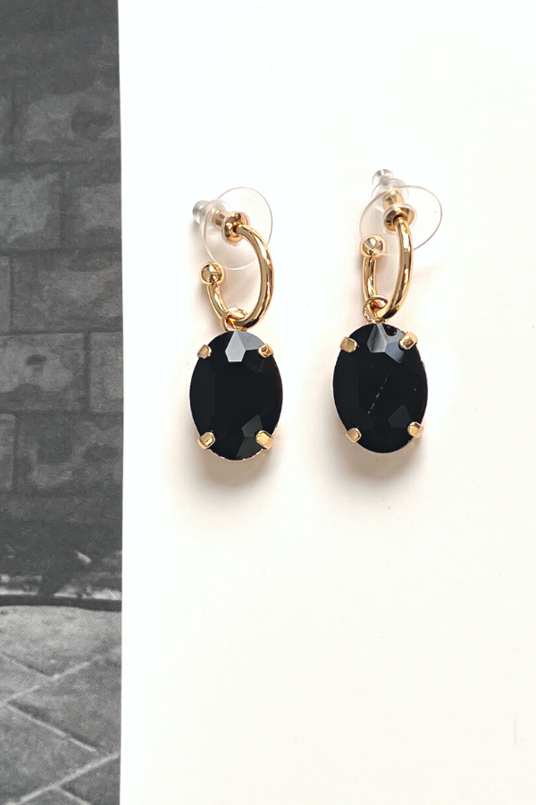 Cornelia Earrings Black