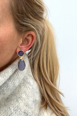 Cato Earrings Purple
