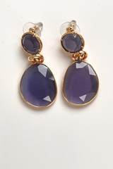 Cato Earrings Purple