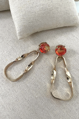 Carra Earrings Orange