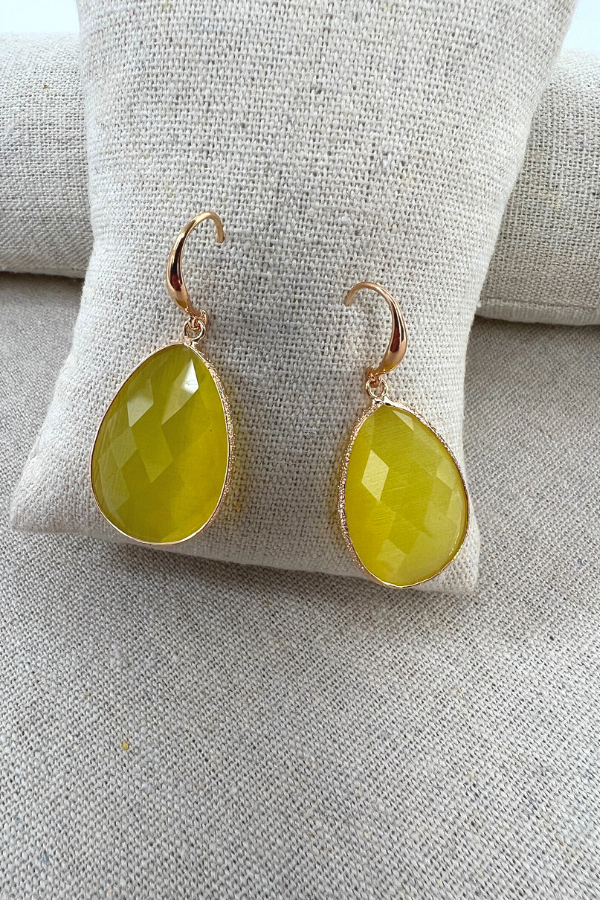Charlotte Earrings Yellow